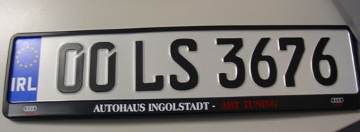  Audi Autohaus Ingolstadt Surround - Black (Pair) 